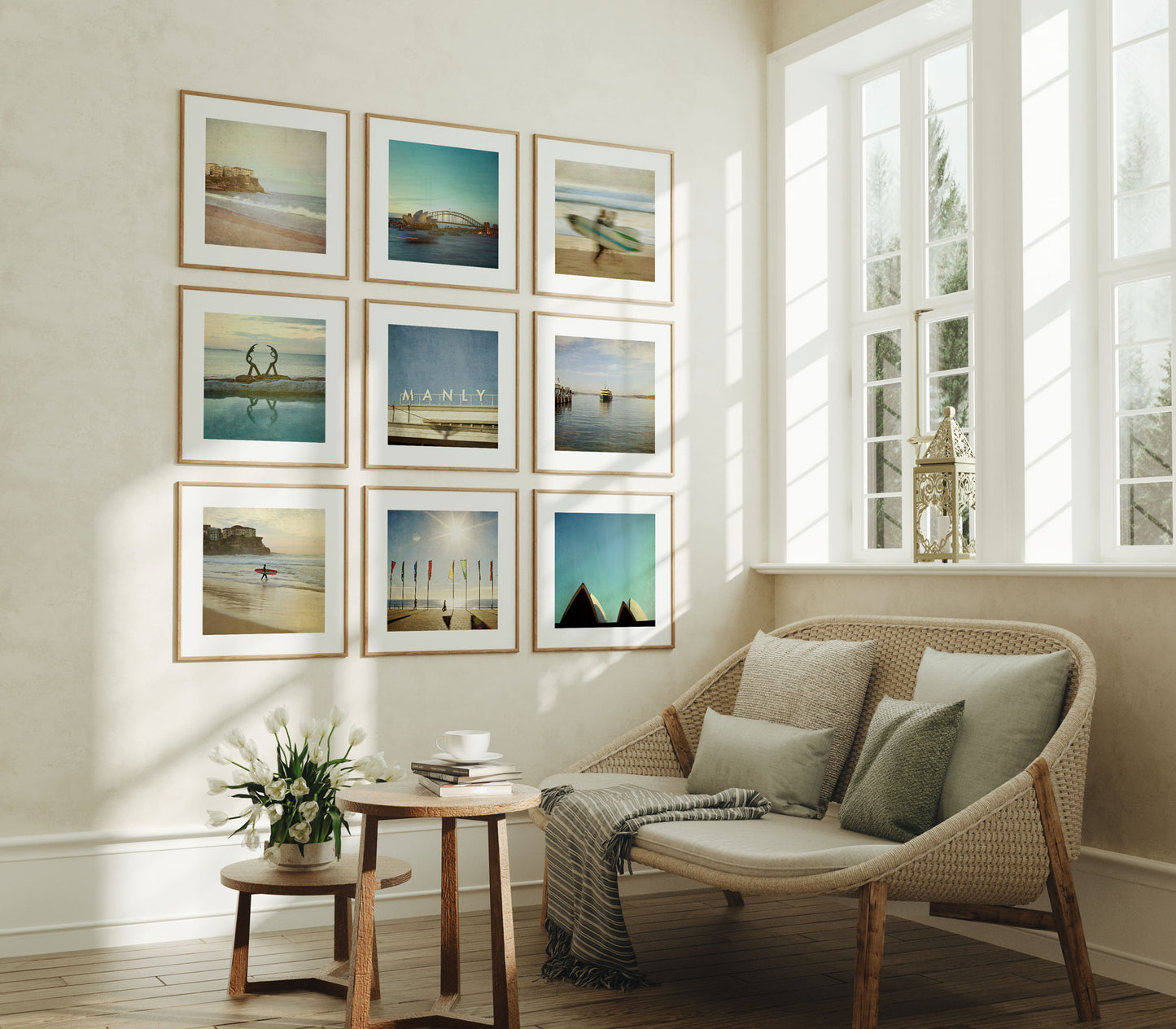 Flags at the Corso in Manly SQ