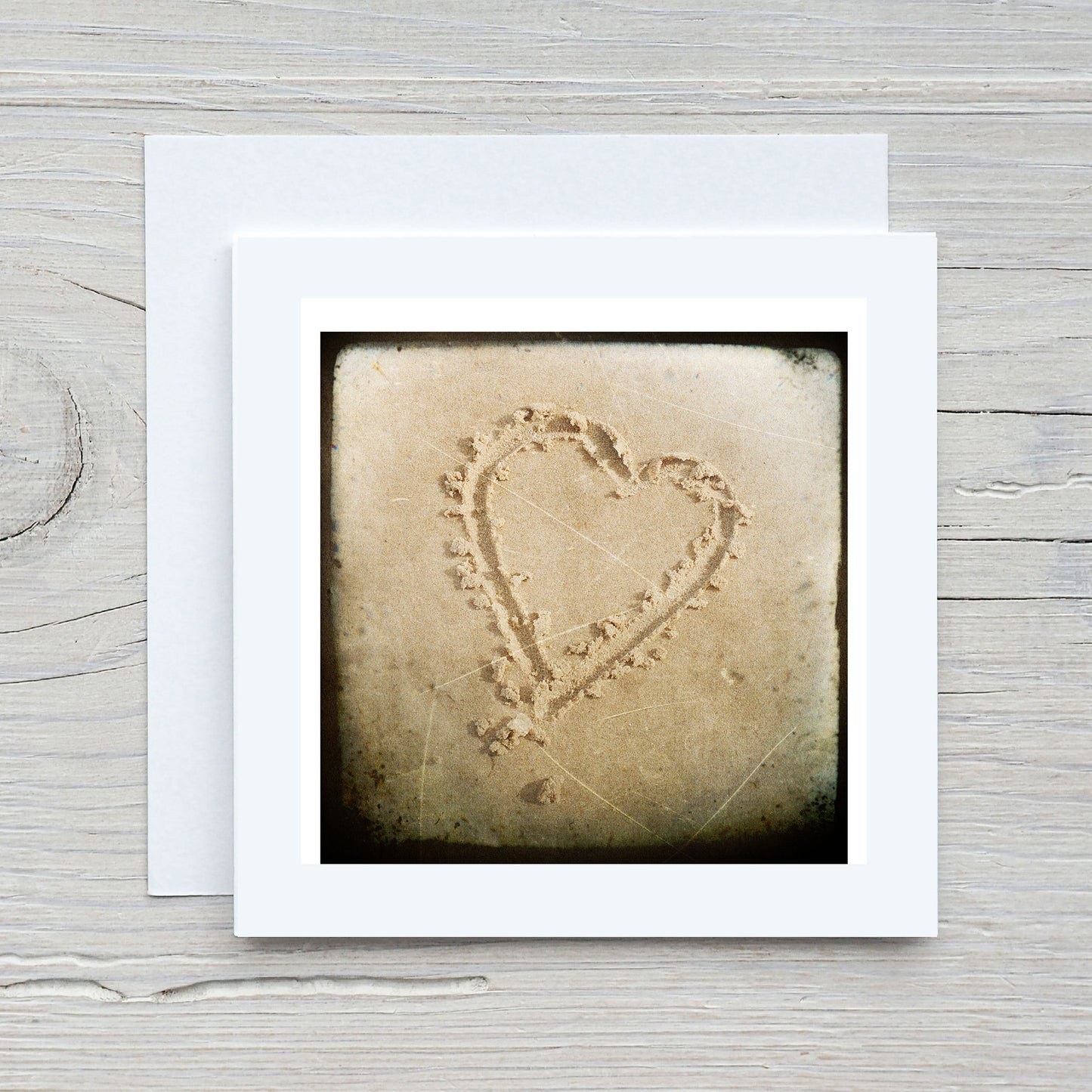 Greeting Card - Sand Heart
