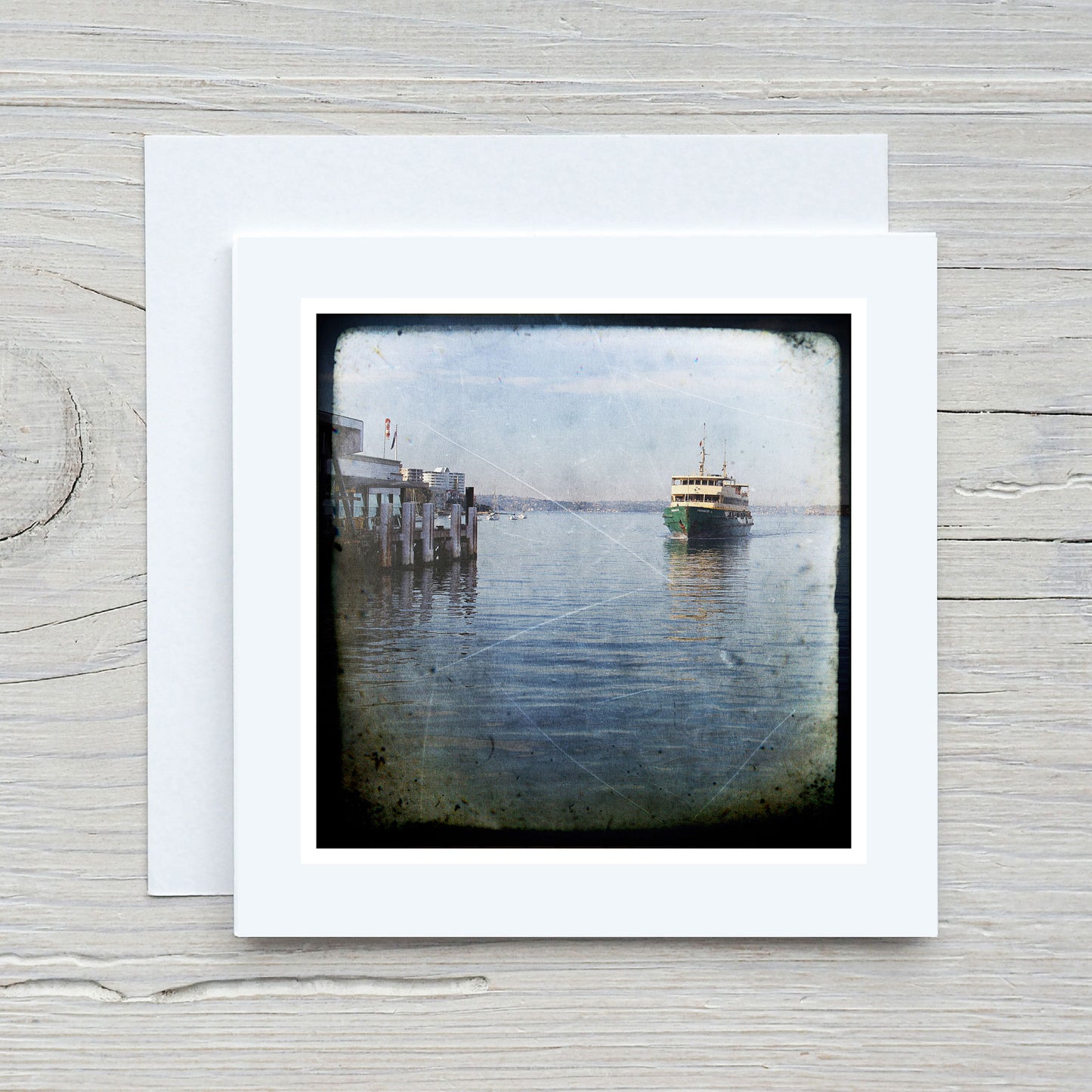 Greeting Card - Manly Ferry Wharf