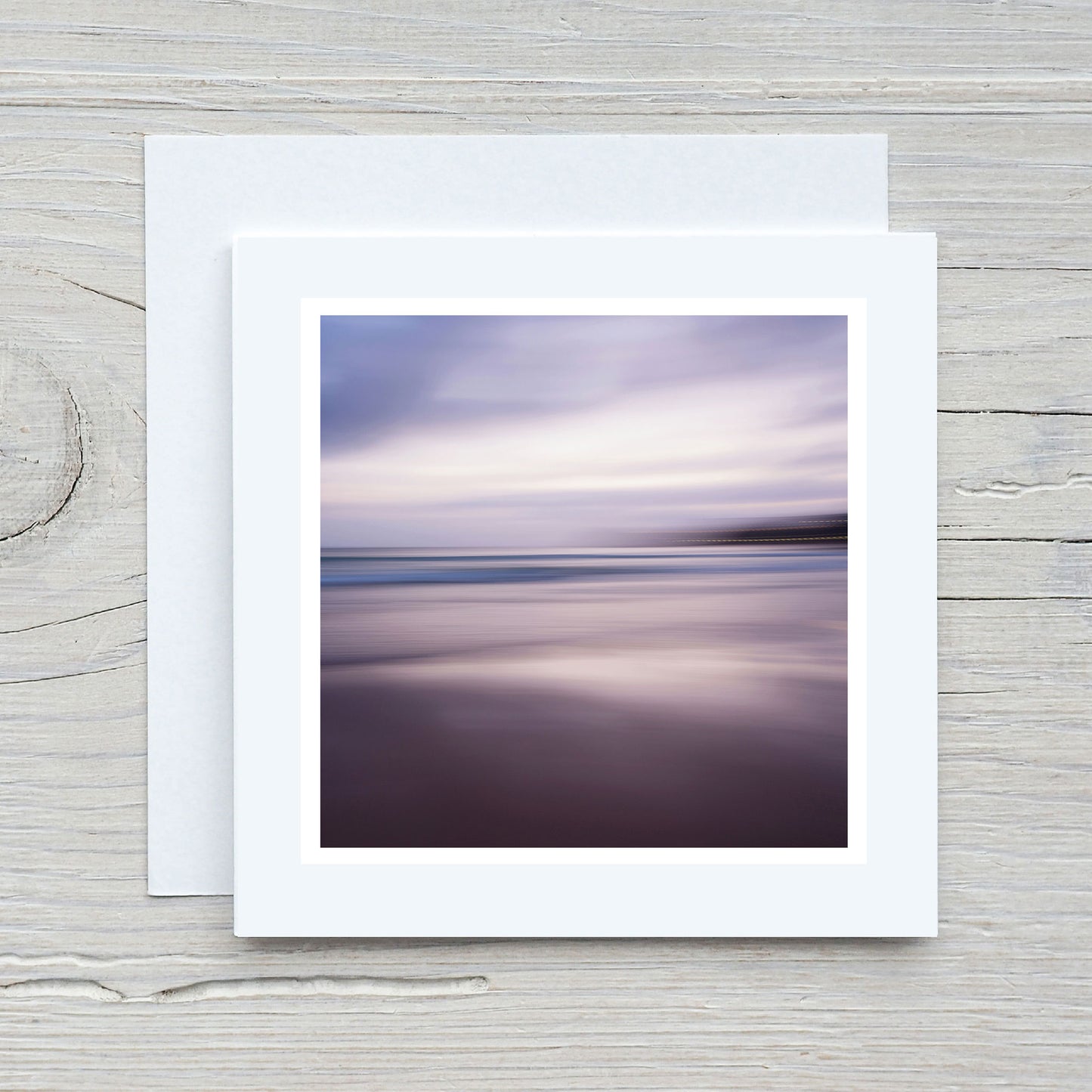 Greeting Card - Manly Beach Purple