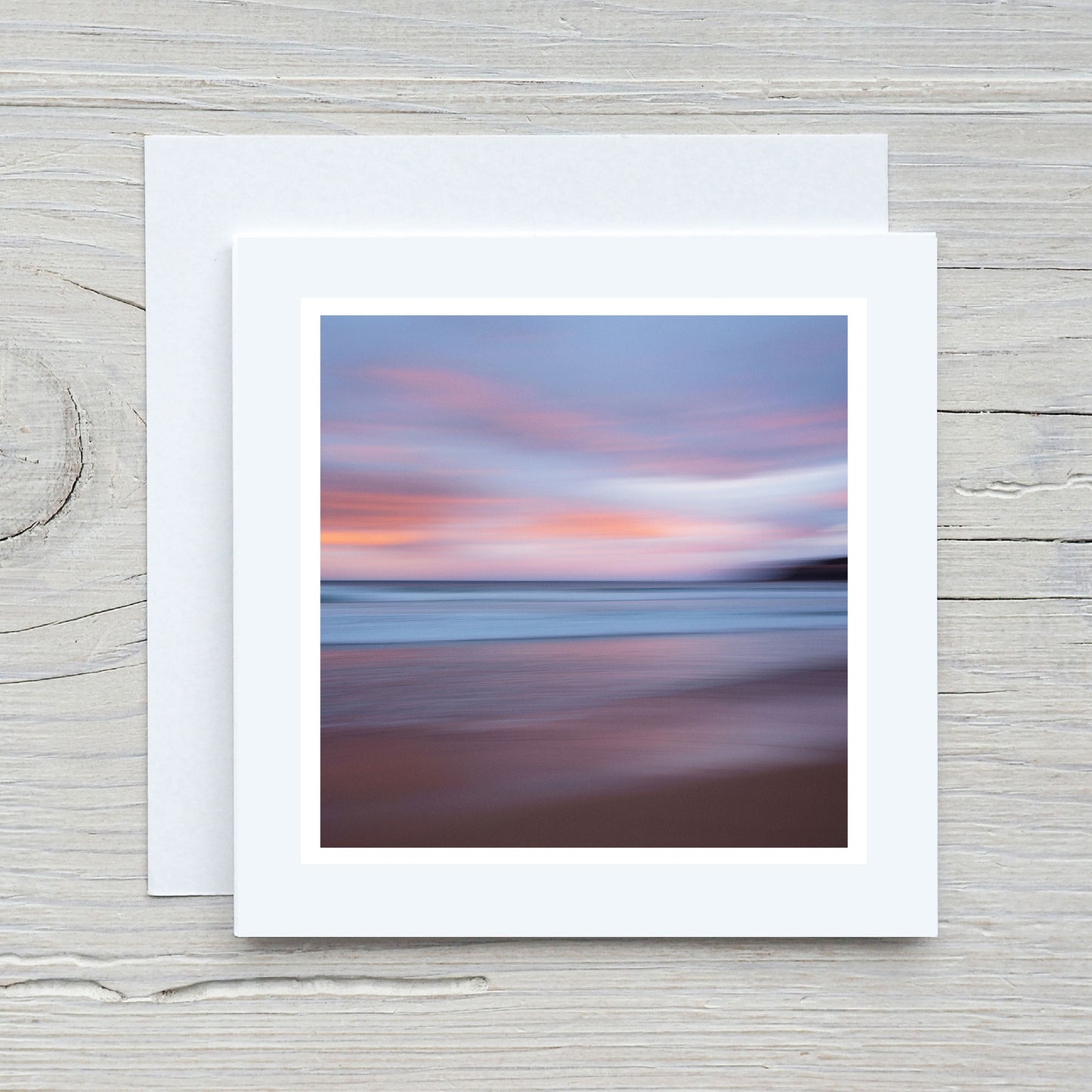 Greeting Card - Manly Beach Purple Clouds