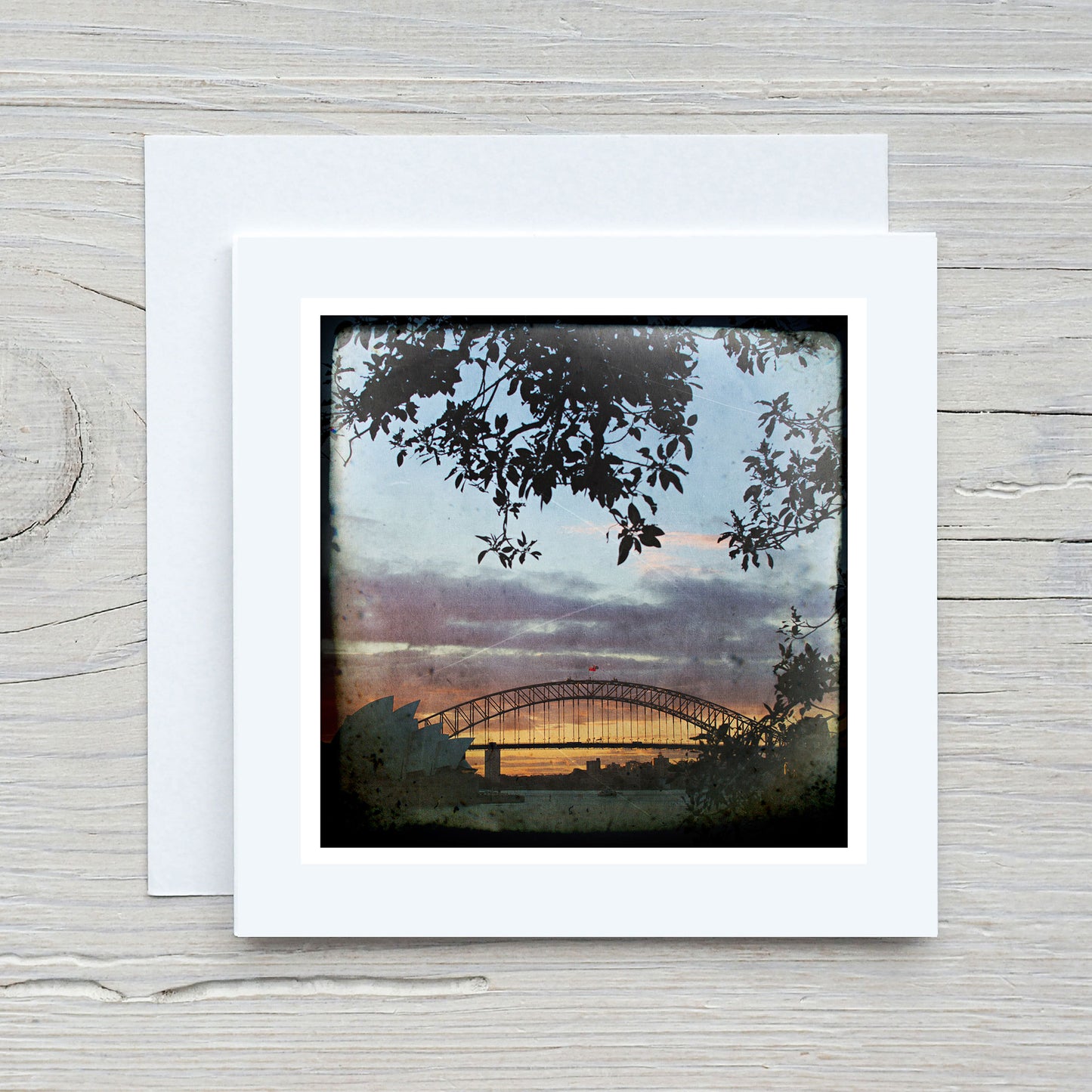 Greeting Card - Sydney Harbour Bridge Sunset