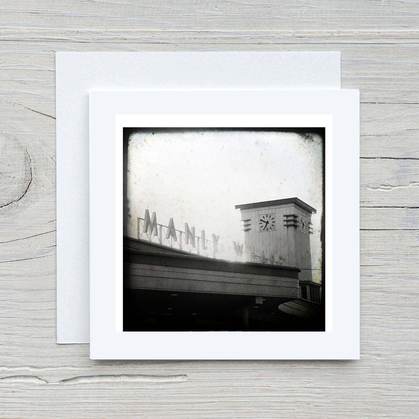 Greeting Card - Manly Wharf