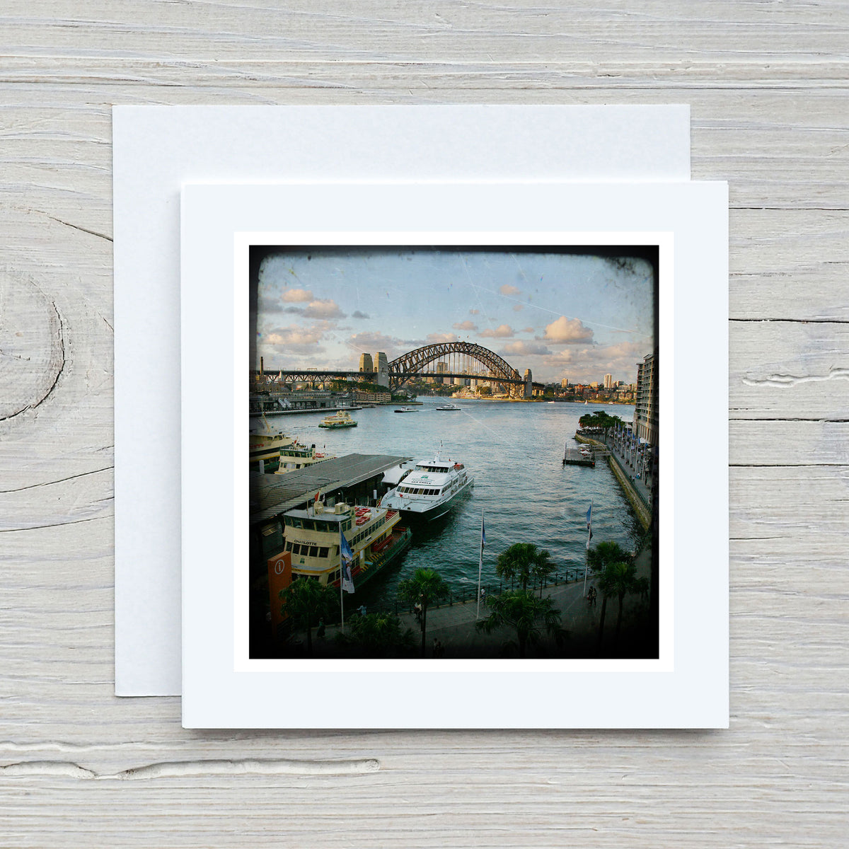 Greeting Card - Sydney Harbour Bridge Circular Quay