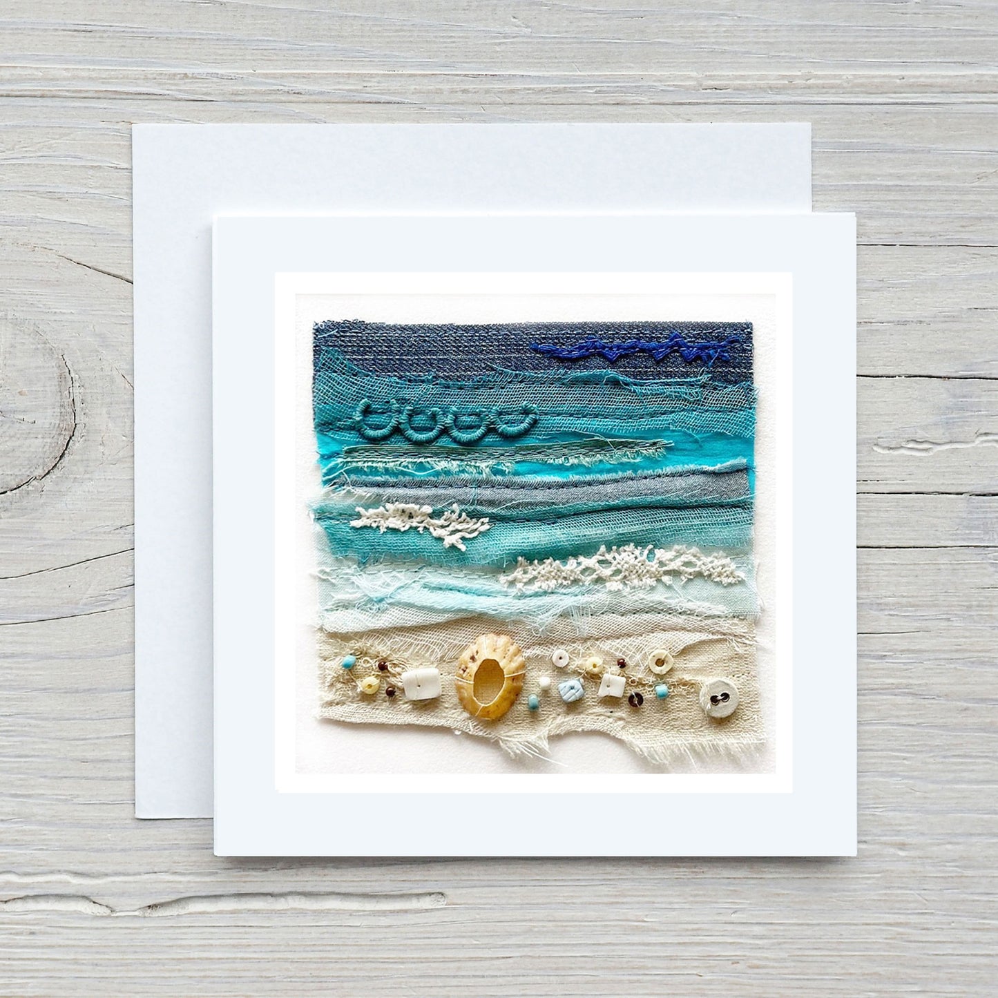 Greeting Card - Abstract Beachscape #1