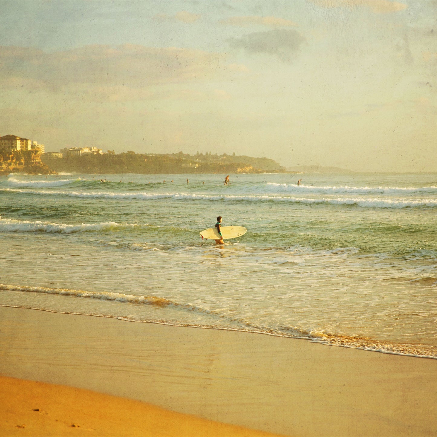 Surfer at Sunrise at Manly Beach #1