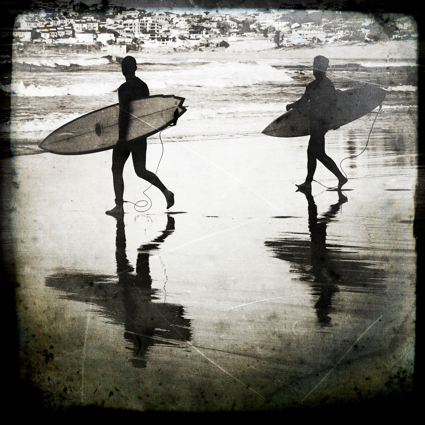 BW Two Surfers