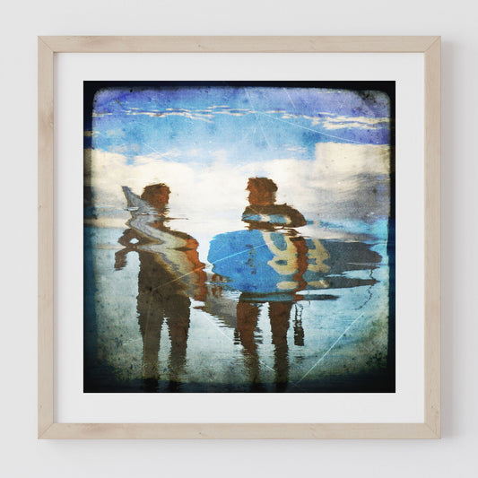 Reflection of Two Surfers #2