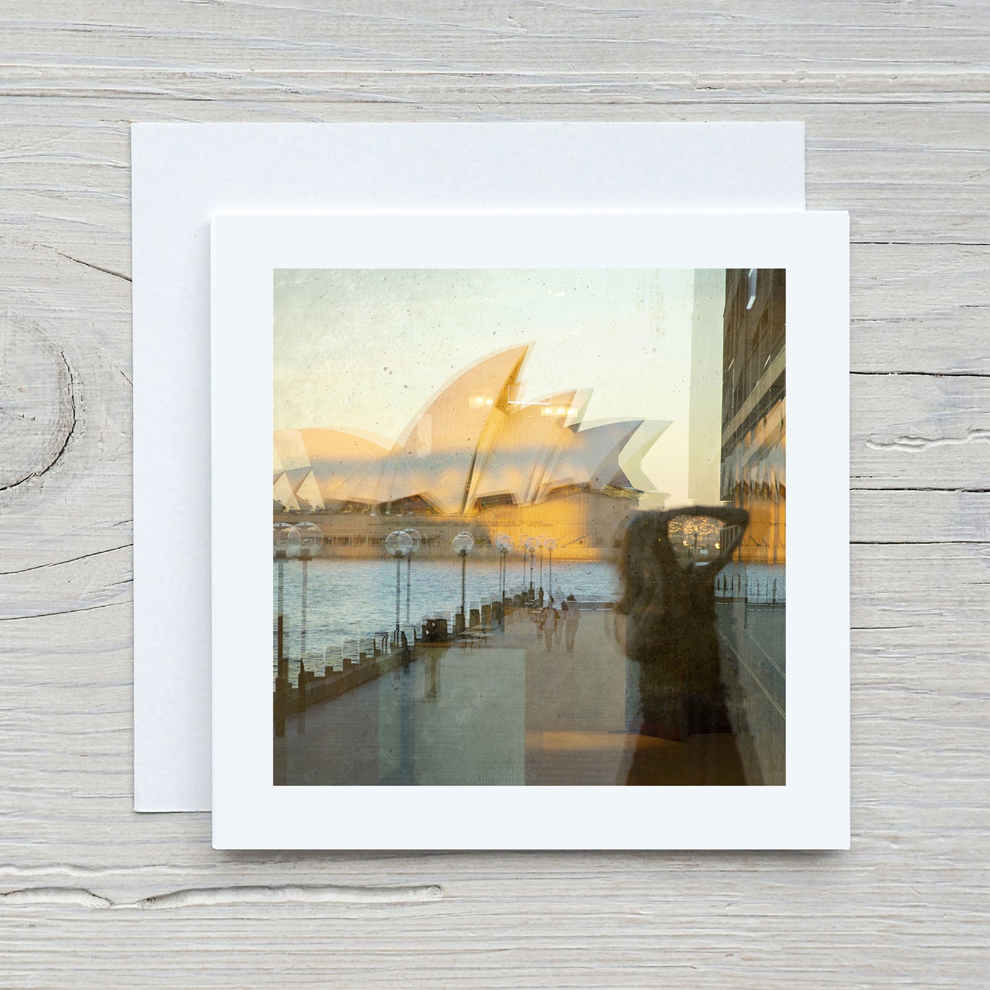 Greeting Card - Sydney Opera House Reflection