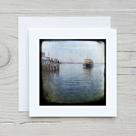 Greeting Card - Manly Ferry Wharf