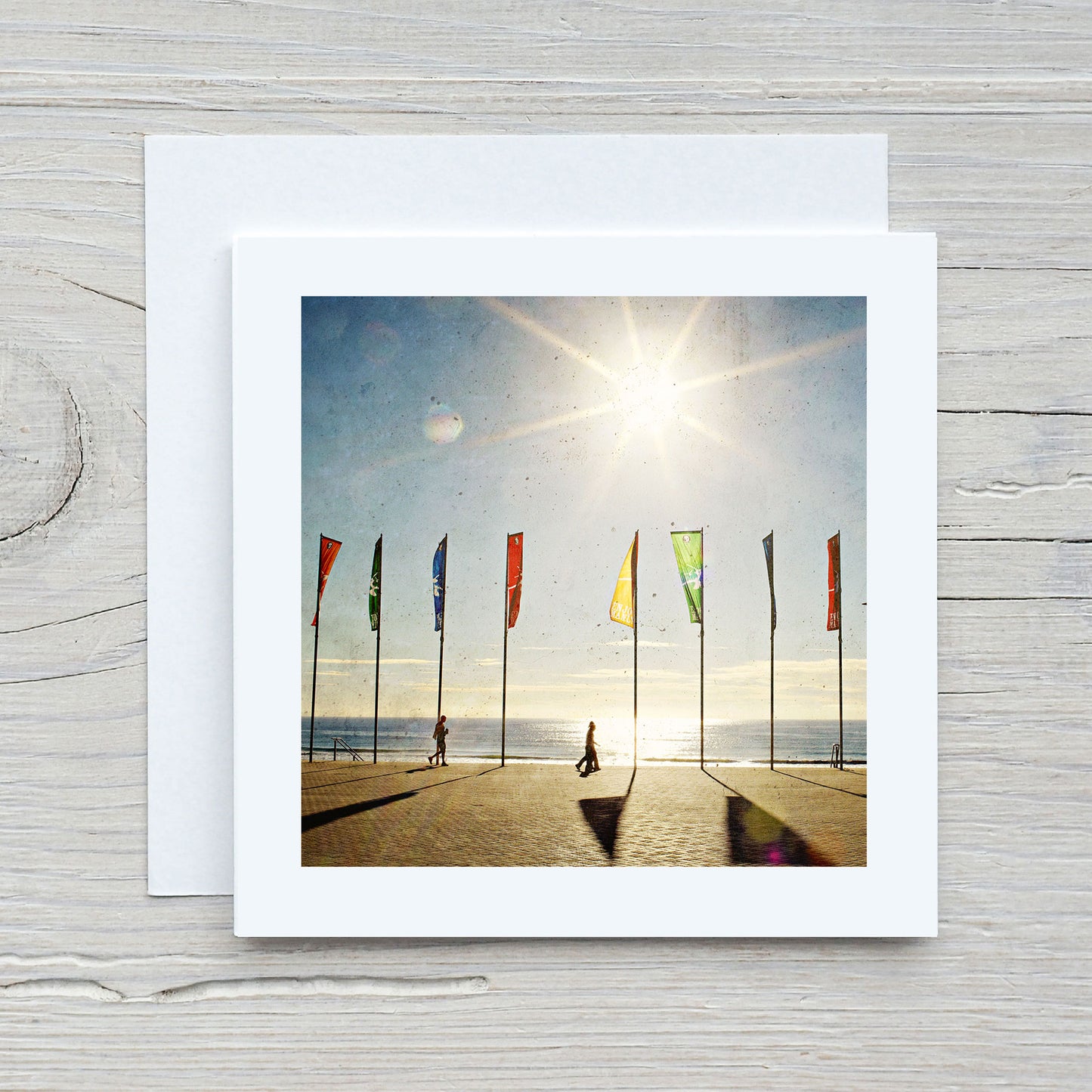 Greeting Card - Manly Corso Flags