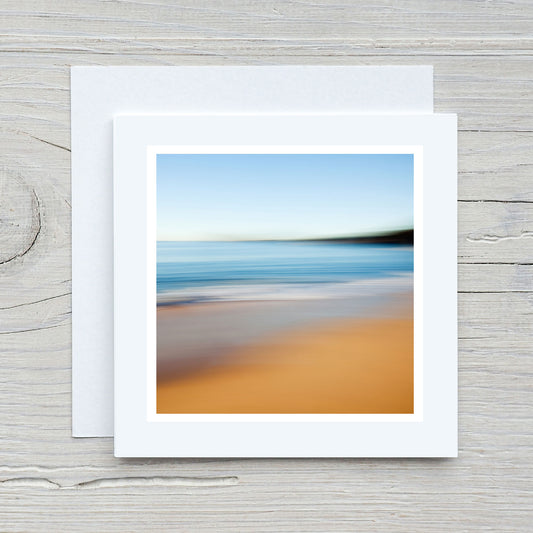 Greeting Card - Pearl Beach Blue