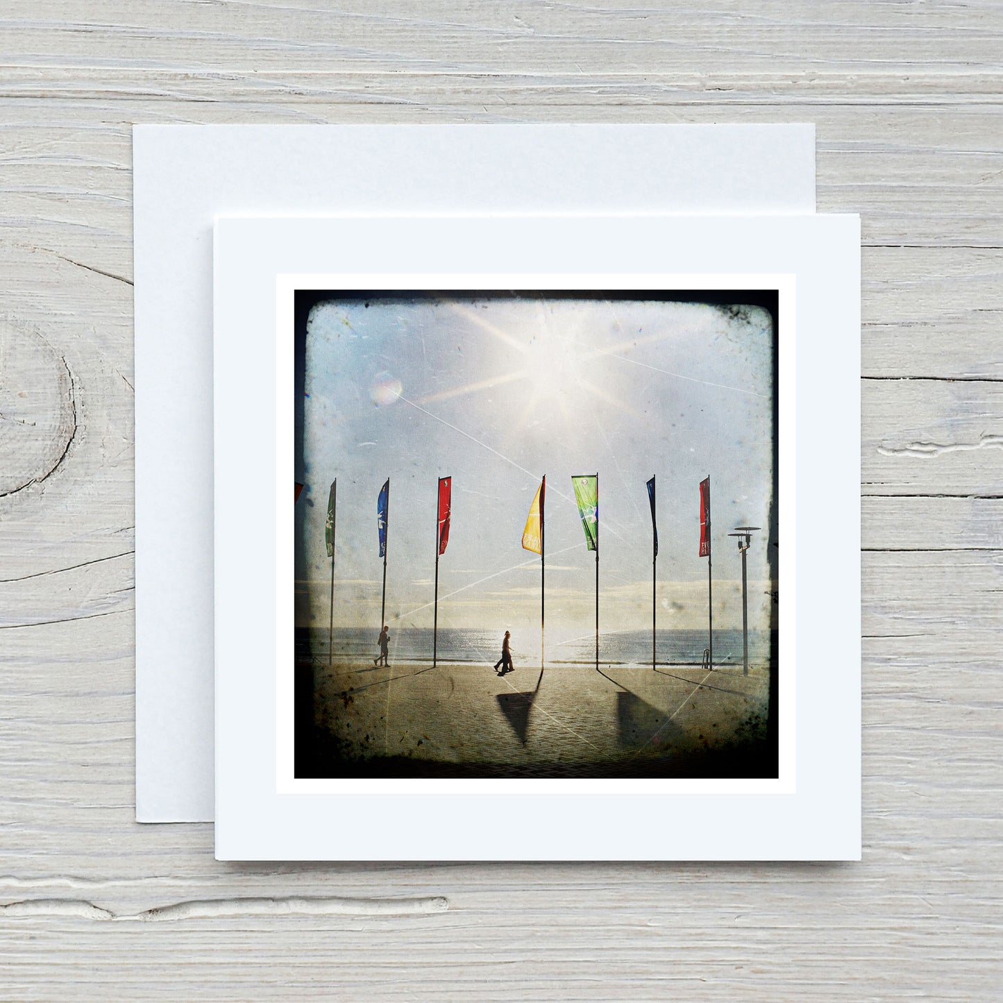 Greeting Card - Manly Corso Flags