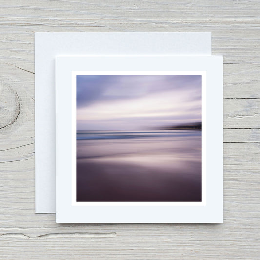 Greeting Card - Manly Beach Purple
