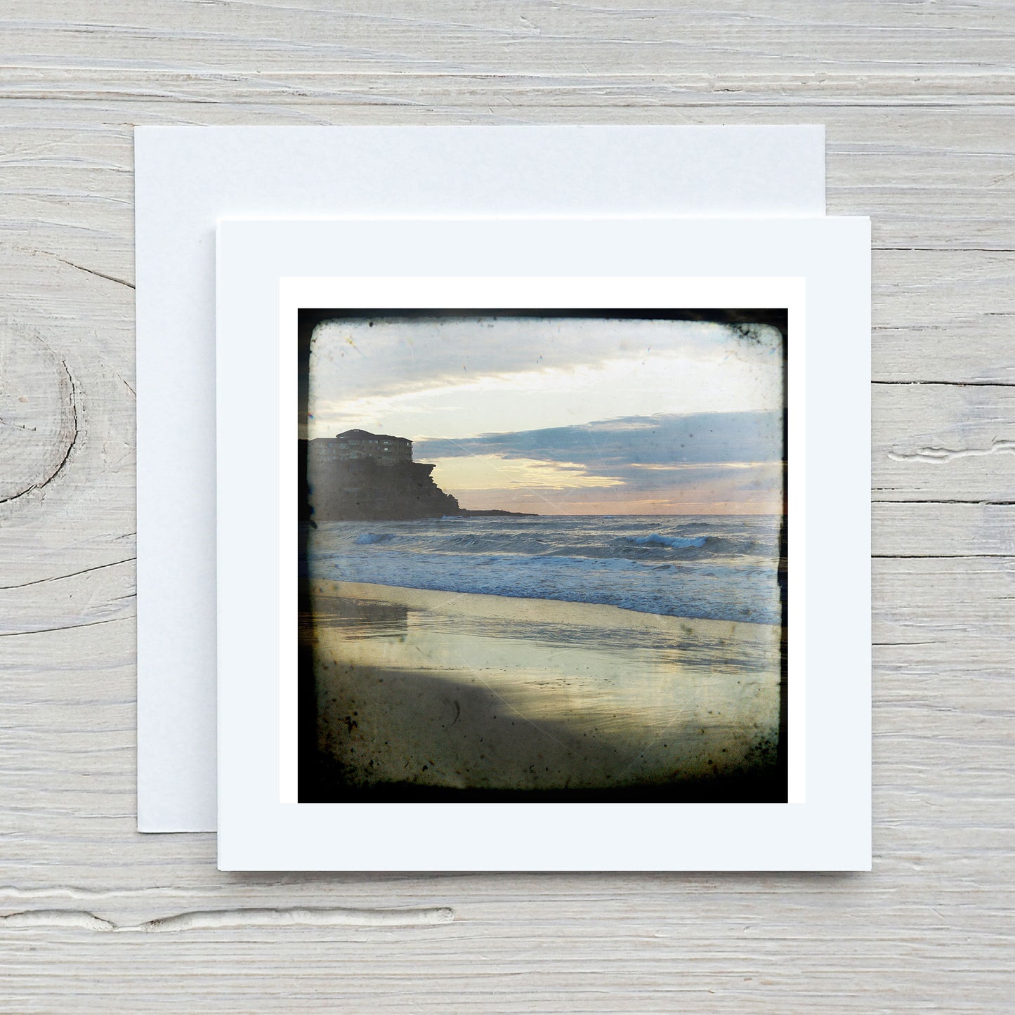 Greeting Card - Manly Beach Dusk