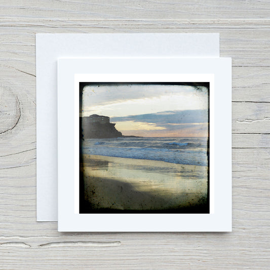 Greeting Card - Manly Beach Dusk