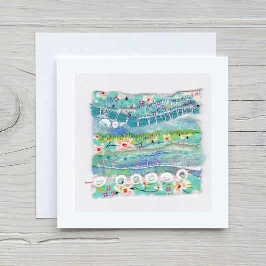 Greeting Card - Abstract Textile #1