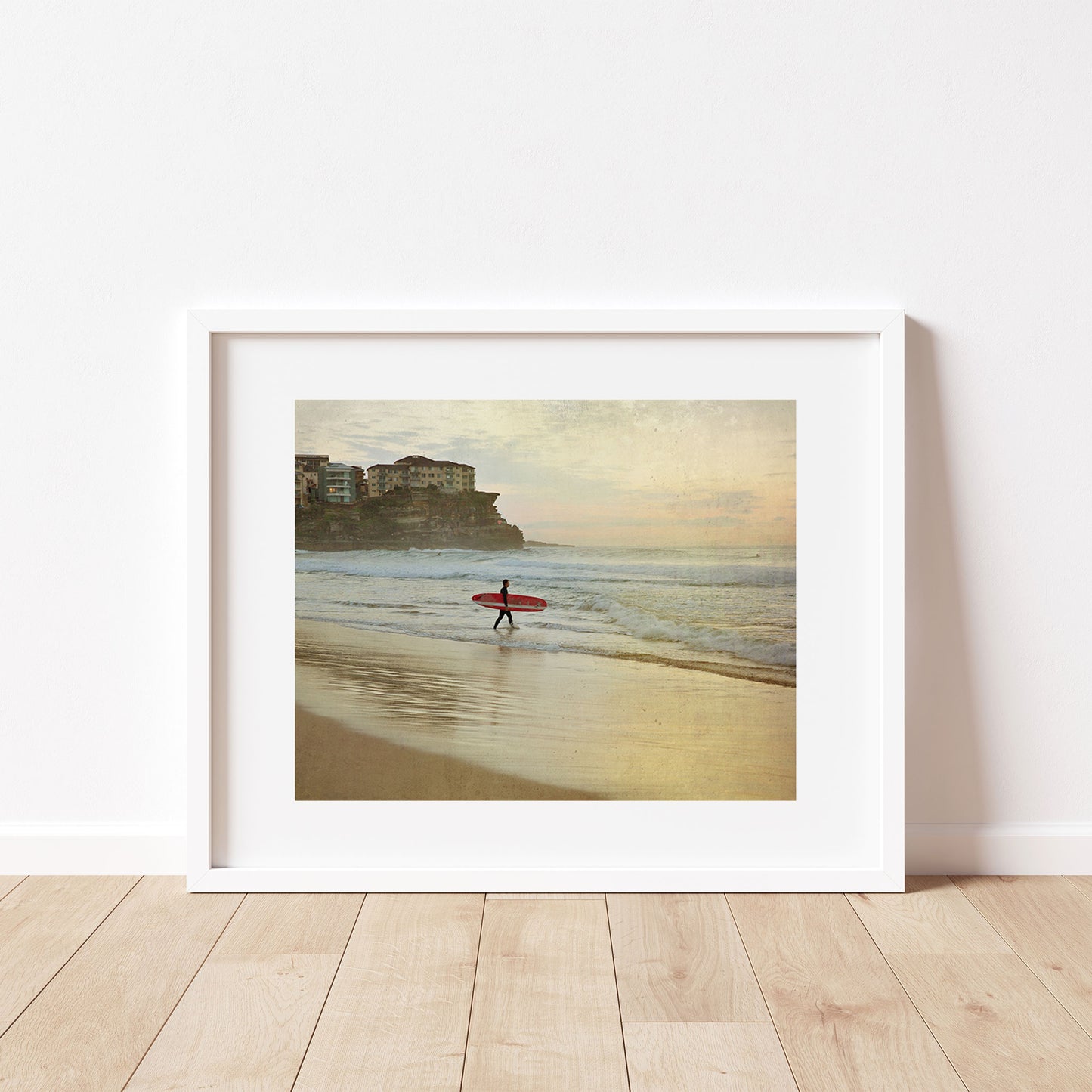 Surfer at Queenscliff Landscape
