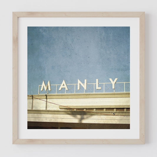 Manly Sign at the Wharf SQ